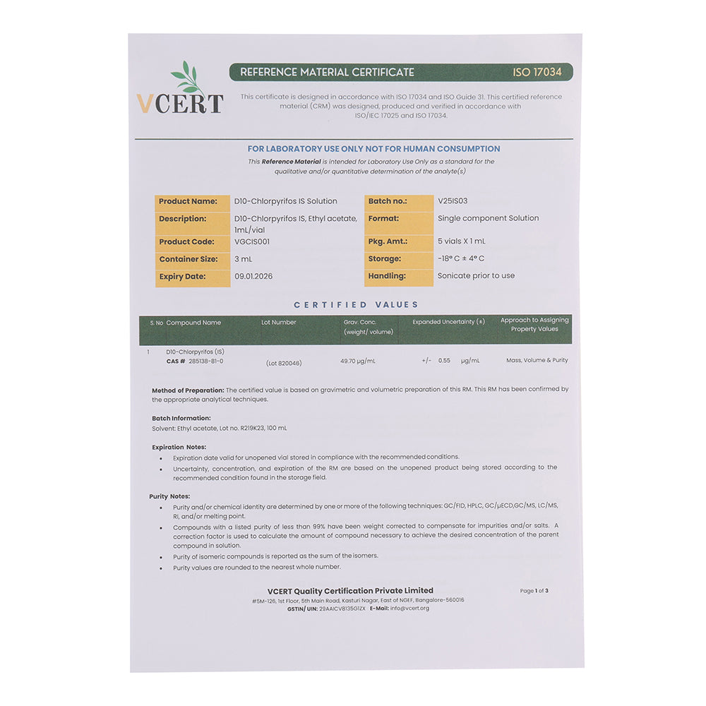 D10-Chlorpyrifos(IS solution)