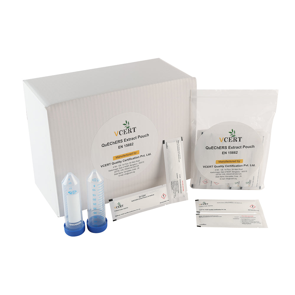 Dr CERT QuEChERS Extract Pouch, EN 15662 Method (1 box X 400nos)